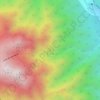 天烛峰 topographic map, elevation, terrain