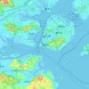 思明区 topographic map, elevation, terrain