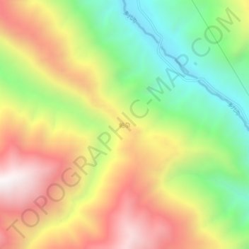 帕尕 topographic map, elevation, terrain