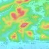 天鼓山 topographic map, elevation, terrain