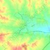 Agareb topographic map, elevation, terrain