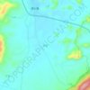 坭塘 topographic map, elevation, terrain