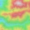 上灶岭 topographic map, elevation, terrain