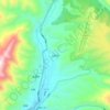 山巴乡 topographic map, elevation, terrain