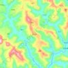 月山乡 topographic map, elevation, terrain