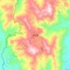 易武镇 topographic map, elevation, terrain