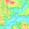 Howard topographic map, elevation, terrain