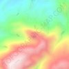 虎头山 topographic map, elevation, terrain