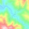 中果 topographic map, elevation, terrain