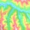 Hornedillo topographic map, elevation, terrain