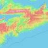 Musquodoboit Valley topographic map, elevation, terrain