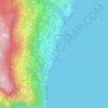 Lauran topographic map, elevation, terrain