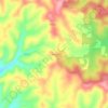 Evans topographic map, elevation, terrain