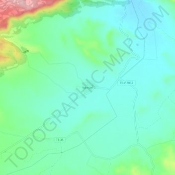 Valmuel topographic map, elevation, terrain