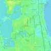 Whispering Hills Golf Estates topographic map, elevation, terrain