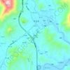 鸳鸯石 topographic map, elevation, terrain