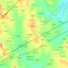 蔡家独 topographic map, elevation, terrain