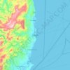 Danao topographic map, elevation, terrain
