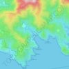 Ciutat de vacances Cala Montjoi topographic map, elevation, terrain