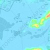 虾山 topographic map, elevation, terrain