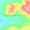 Myanga topographic map, elevation, terrain