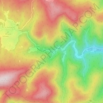 Lilsbach topographic map, elevation, terrain