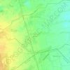 San Nicolas Balas topographic map, elevation, terrain