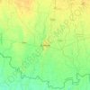 Dinajpur topographic map, elevation, terrain