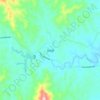 丰店 topographic map, elevation, terrain