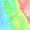 June Mountain topographic map, elevation, terrain