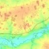 Thorpe Abbotts topographic map, elevation, terrain