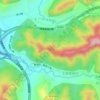 月牙山 topographic map, elevation, terrain