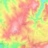 Terrugem topographic map, elevation, terrain