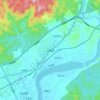 仙塘镇 topographic map, elevation, terrain