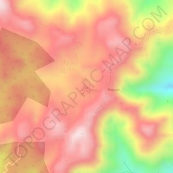 Man-ai topographic map, elevation, terrain