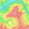 Les Clédières topographic map, elevation, terrain