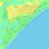 Myrtle Beach topographic map, elevation, terrain