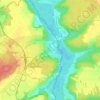 Malesherbes topographic map, elevation, terrain