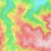 Le Mont topographic map, elevation, terrain