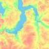 Yamalo-Nenets Autonomous Okrug topographic map, elevation, terrain