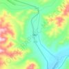 叶格乡 topographic map, elevation, terrain