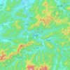 石台县 topographic map, elevation, terrain