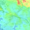 Ténac topographic map, elevation, terrain