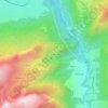 Les Sambuis topographic map, elevation, terrain