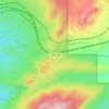 Cajon Pass topographic map, elevation, terrain