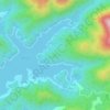 雷打山 topographic map, elevation, terrain