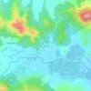Cawag topographic map, elevation, terrain