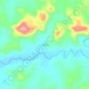 Tomania topographic map, elevation, terrain