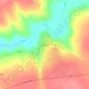 Kaoma topographic map, elevation, terrain