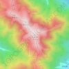 六春湖 topographic map, elevation, terrain